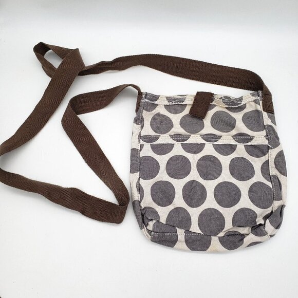 Thirty One Retro Metro Mod Polka Dot Gray Crossbody - Picture 1 of 7